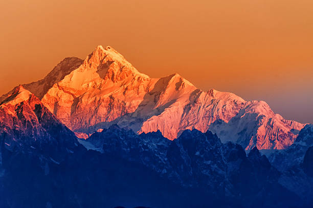 Kanchenjunga 8,586m - Himalayan Peak aerial view
