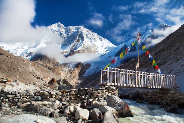 Makalu 8,485m - Himalayan Peak aerial view